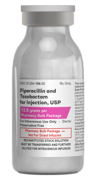 Image:  Piperacillin and Tazobactam for Injection, USP